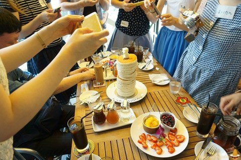 【特別編】パホケ会33 パンケーキタワーにパンケーキタワー♪HoiHoiパンケーキ尽くしの巻♪ホイホイ栄本店(名古屋/栄)パンケーキマン